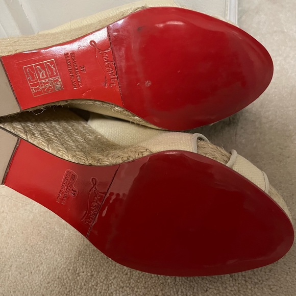 Christian Louboutin espadrilles. - Picture 3 of 3